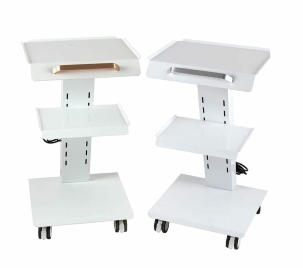 Beauty Trolley 3 Shelf With Plugs - SkinSoft